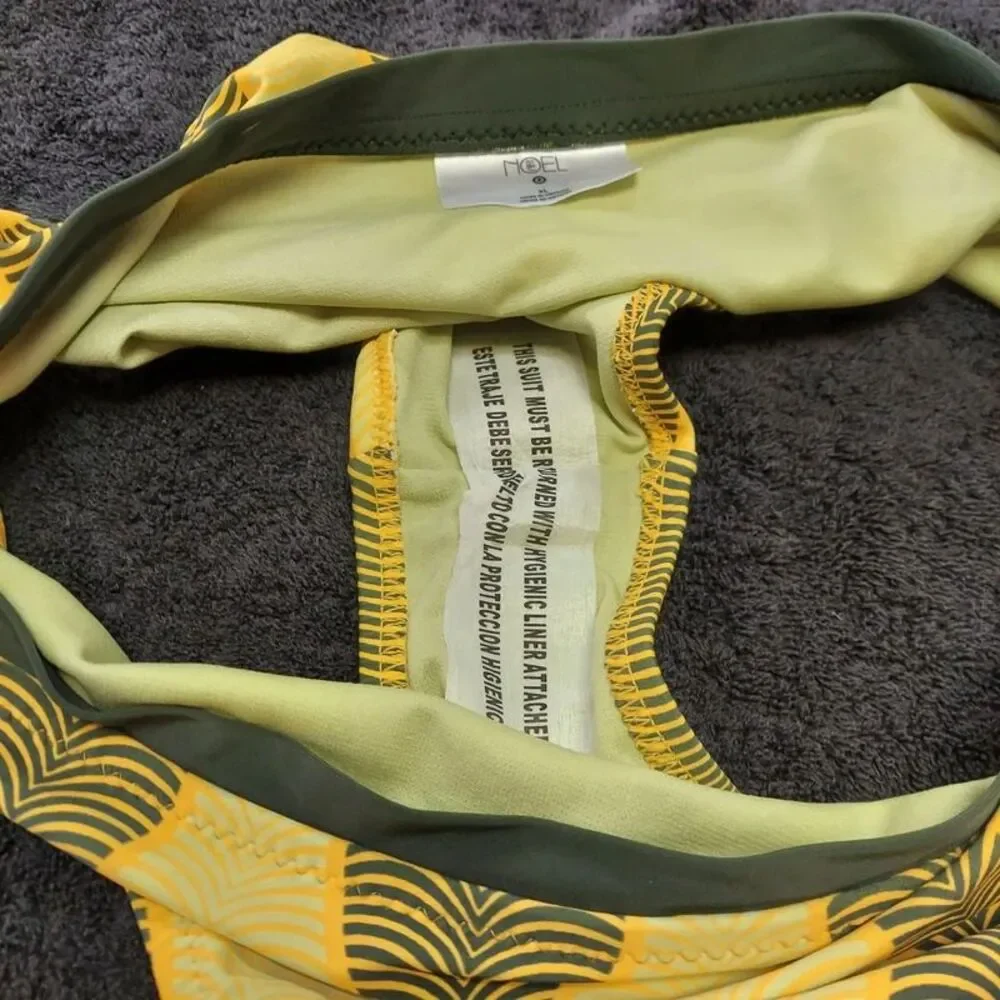 Noel Bikini Swim Bottoms Women's XL High Rise Cheeky